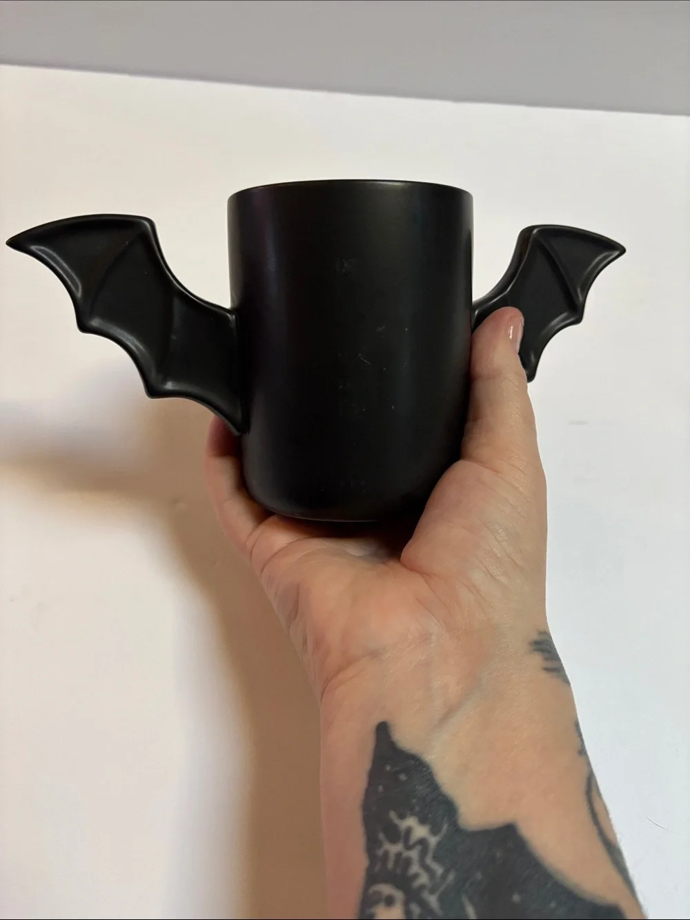 Black Bat Wing Ceramic Mug - Home Accents